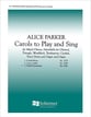 Carols to Play and Sing: Shrill Chanticleer SATB choral sheet music cover